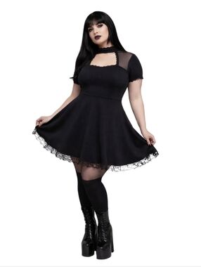 Killstar Dragulana Skater Dress [B]
